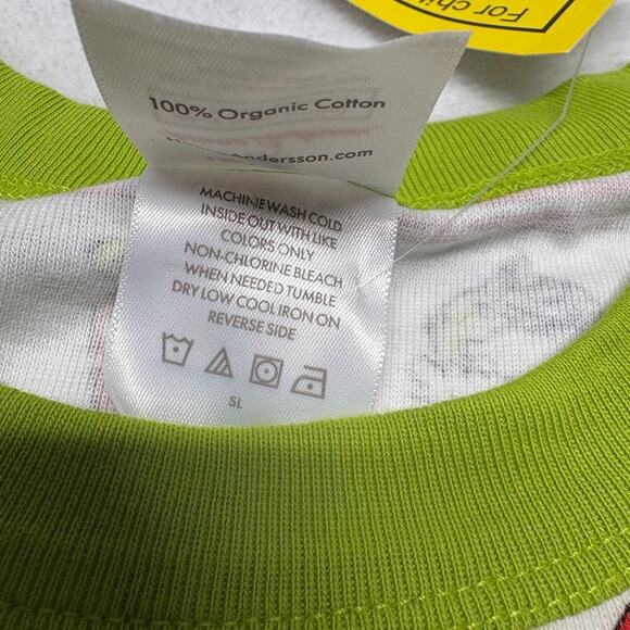 Hanna Andersson Dr Seuss Grinch Fair Isle Pajama Set Youth Size 160cm US 14 - Picture 8 of 12